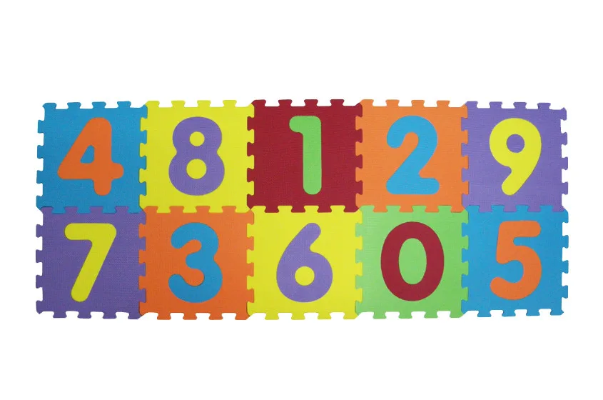 Alfombra de foam números