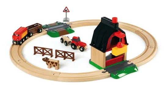 Circuito tren con granja Brio